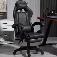 Échantillon Gratuit - Livraison Offerte - 1 Pièce - Chaise Gamer Ergonomique Pivotante en Cuir Réglable pour Adultes et Adolescents - Prix Abordable