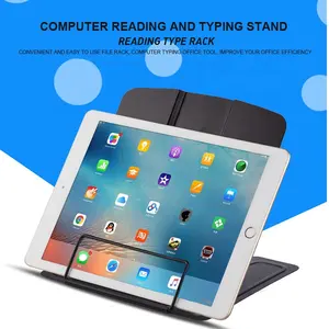 High Quality Folding Reading Shelf Bookends Protect Eyesight Heavy Duty Metal Book Stand