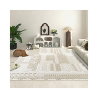 Tapis de salon personnalisés, style unique, en polypropylène et polyester, simples, confortables, épais, décoration de salon, grands tapis et tapis