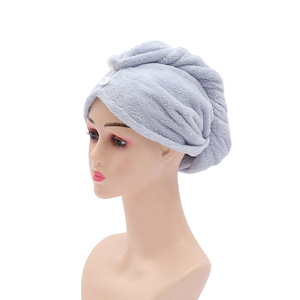 Bonnet de séchage pour cheveux en polaire corail 25x65 cm, séchage rapide, usage domestique, motif dessin animé - Product Image 5