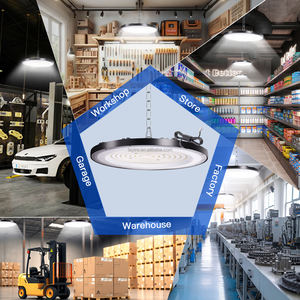 UFO Hallenleuchte LED 100W 200W 300W Langlebige und Energiesparende Hallenbeleuchtung für Lagerhallen, Industrieanlagen, Garagen, Stadien - Product Image 5
