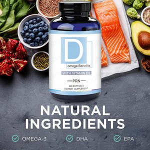 PRN DE Omega <span class=keywords><strong>Benefits</strong></span> Vitamin <span class=keywords><strong>D3</strong></span> Softgel-Kapseln für Erwachsene zur Verbesserung des Immunsystems, 240 Stück - Product Image 4