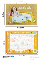Tapis de dessin à l'eau magique réutilisable, Planche à gribouiller, Toile de dessin, Tapis de gribouillage