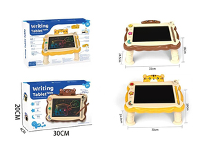 Giocattoli Educativi per Bambini, Puzzle per l'Apprendimento Scolastico, Lavagna <span class=keywords><strong>da</strong></span> <span class=keywords><strong>Disegno</strong></span> con Supporto per Imparare a Scrivere e Dipingere, Forme Carine di <span class=keywords><strong>Tigre</strong></span> e Orso - Product Image 1