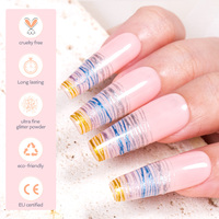 BOZLIN Nouvelle Arrivée No Wipe Dessin Peinture Gel Vernis À Ongles OEM Métallique Araignée Gel Pour Ongles Marque Privée Paillettes Araignée Gel Vernis