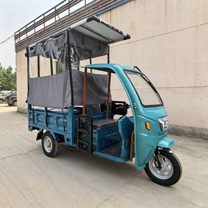 Adult Tricycle Motorcycle 3 Wheel Bike Scooter Fully Enclosed Double Row Passenger - Product Image 4