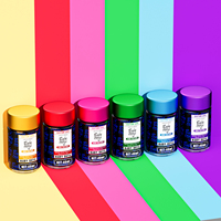 Botol Kaca Kecil 40ml 2.5g dengan Stiker Kustom, Kemasan Stoples Kosong Pra-Gulung Jeeter 70mm 5 Pack dengan Logo Embos Bayi