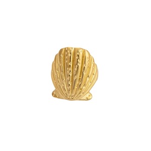 Anillo de Concha de Vieira de Acero Inoxidable 18K Ajustable, Joyería de Moda para Mujer, Regalo - Product Image 5