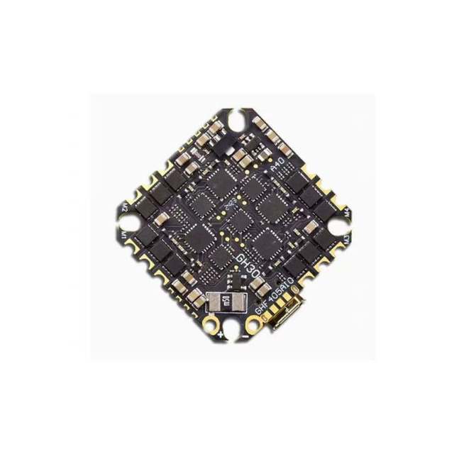 GHF405AIO-HD 40A AIO Flight Controller F405 F4 Build-in OSD Blheli-S ESC 2-6S Lipo for RC FPV Toothpick Racing Drone