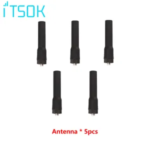 5pcs Antena SMA-F Doble בנדה SF20 VHF/UHF Alta Ganancia Para Kenwood TK 3107 2107 Baofeng Bf-uv5r 888s Retevis H777 TYT TH-F8