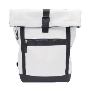Roll Top Business Shoulder School Bags Outdoor Man Travel Backpack Office Computer Bag Laptop Backpack