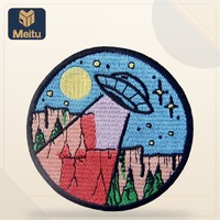 Patch brodé personnalisé à thermocoller, appliqué tissé avec un dos adhésif puissant pour sacs, vêtements, chapeaux, chaussures