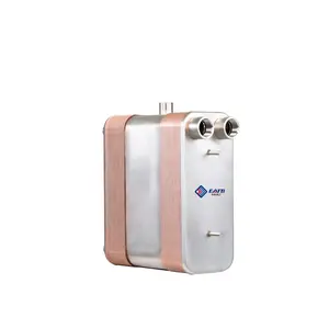 Stainless Steel 316L Copper Brazed Plate Heat Exchanger Cold Side Unilateral Flow Heat Exchanger For Gear Box Coil Cooler