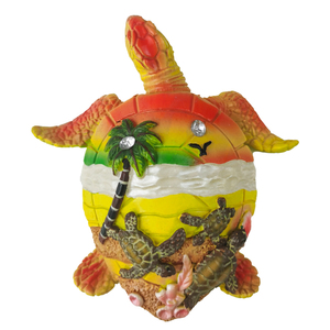Escultura artesanal de tortuga de resina, estatua de recuerdo para turismo tropical, regalo turístico caribeño, decoración del hogar - Product Image 3