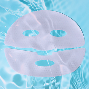 Bahan Masker Wajah Hidrogel Transparan Lembar Masker Wajah Korea <span class=keywords><strong>Bio</strong></span> Kolagen Semalam Lembar Masker Kosong Warna <span class=keywords><strong>Pink</strong></span> - Product Image 1