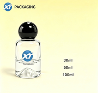 Bouteilles diffuseurs de parfum en verre XINTE N102-1112xinte en gros, 30ml, 50ml, 100ml, vides, vert givré, avec bouchon à vis