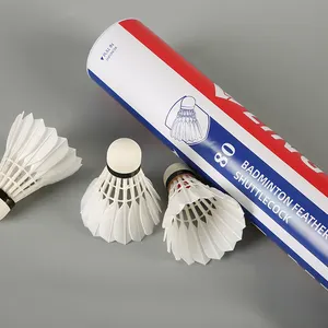 2023 badminton shutlecock לינג mei, נוצה badminton כדורי ליבנה