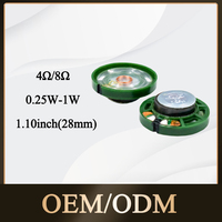 Módulo de Altavoz de Rango Completo de 28 mm, Resistente al Agua IP65, Unidad de Altavoz, Controlador de Audio