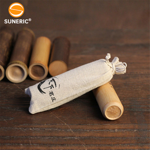 Nuevos mini tarros de bambú originales a prueba de humedad para té para Matcha en polvo tarro de té personalizado portátil con tapa - Product Image 5
