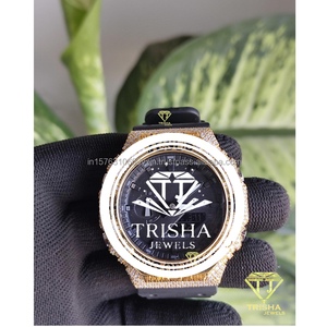 Reloj Exclusivo de Alta Calidad Estilo Hip Hop con la Imagen de Jesús Rey, Diamantes Moissanite VVS, Plata de Ley 925, Pieza de Colección Disponible para la Venta - Product Image 1