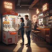 Machine de jeu d'arcade à griffes avec accepteur de billets multiples, machine distributrice de jouets à monnayeur universel