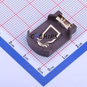 BS-08-B2AA001 Button & Strip Battery Connector SMD Connector Battery Holder CR2032 Phosphor Bronze - Product Image 1