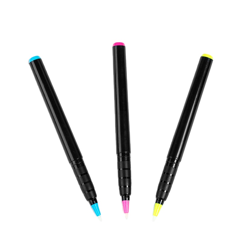 SUPERDOTS Sinar UV Spy Pen 3 Warna Tinta Tak Terlihat Pena Spidol untuk Pesan Rahasia dan Anak-anak Halloween Barang Tas mainan