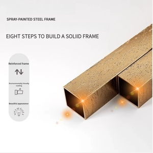 Bàn cà phê lưu trữ đôi hiện đại với kệ kim loại có thể mở rộng và di động cho phòng khách phòng ngủ hoặc nội thất văn phòng tại nhà - Product Image 5