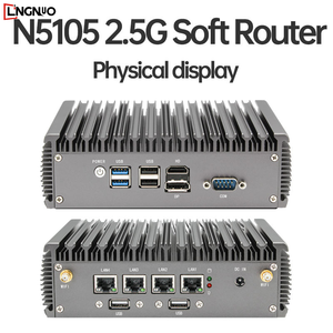 12th Gen N100 PfSense Firewall N5105 Router 4x I225 I226 2.5G LAN 2xDDR4 NVMe Industrial Fanless Mini PC 4xUSB New UK 8GB SSD - Product Image 4