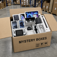 Boîte mystère électronique : Pack surprise de technologie sélectionnée (Smartphone, Tablette, Montre connectée, Projecteur) pour essai de vente au détail et revendeurs de startups
