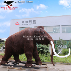 Estatua de animal animado como Mamut de la estatua de animal del zoológico a la venta - Product Image 5