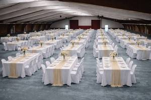 Chemin de table en voile froissé avec franges à pompons pour la décoration de mariage, nappe de style bohème européen - Product Image 5