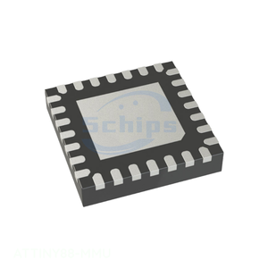 ชิ้นส่วนวงจรอิเล็กทรอนิกส์จากผู้ผลิต ATTINY88-MMU 28 VFQFN แบบมีแผ่นรองรับภายนอกสำหรับฝังตัว - Product Image 1