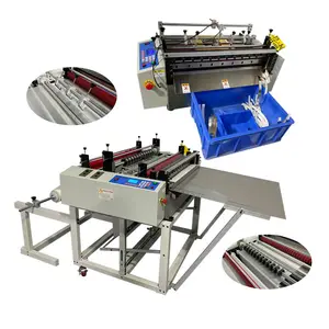 Automatic table and vertical type pvc paper cloth roll cutter to sheet machine film thermal cash roll to sheet cutting machine