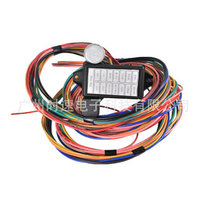 Faisceau de câblage universel 14 circuits pour voiture classique, 12V, isolation PVC, système électrique pour hot rod - Product Image 3
