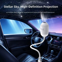 Projecteur d'étoiles LED, lumière d'ambiance, mini lampe de projection de galaxie étoilée pour la décoration de la chambre à coucher, du plafond et des murs
