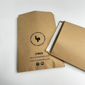 Enveloppes en papier kraft imprimées sur mesure, auto-adhésives, recyclables, pour l'expédition et l'emballage - Product Image 6