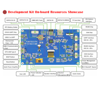Kit de Desarrollo Espressif ESP32P4 con Pantalla Capacitiva IPS de 7 Pulgadas, Sistema Operativo de Código Abierto LVGL C6, Wi-Fi Inalámbrico para 1024x600
