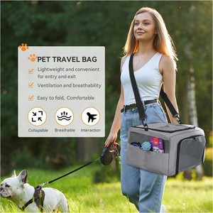 Sac de transport pour chiens et chats, pour petits, moyens et grands animaux, sac de transport souple pour chiots, sac de transport portable et pliable - Product Image 4
