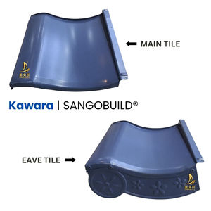 Ubin atap Eropa tahan korosi pelindung atap <span class=keywords><strong>Sakura</strong></span> kuno Eave Kawara ubin atap Mental untuk paviliun - Product Image 3