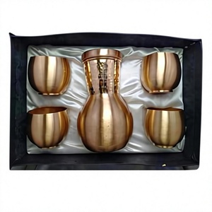 Ollas de Cobre 100% con Diseño de Textura Martillada, Botella de Cobre Antigua Personalizable, Ollas de Cobre a Prueba de Fugas y Resistentes al Óxido, Precio al por Mayor - Product Image 2