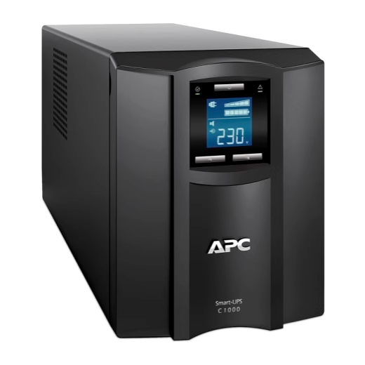 APC SMC750I-CH Smart-UPS 750VA 500W Single Phase Line Interactive Pure Sine Wave Tower 230V UPS Backup Power Supply With LCD