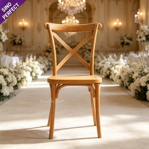 Chaise de banquet empilable en résine plastique imitation rotin, personnalisée en usine, pour mariage, événement, hôtel - Product Image 5