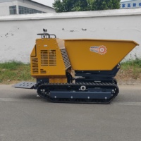 Last 1200 Kg Rotary Dumper Motor Power Loading Crawler Mini Dumper zu verkaufen