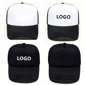 Classic Foam Trucker Summer Mesh Cap Solid Two Toned <b>Blank</b> for Mens Womens Adjustable Strap Light <b>Weight</b> Hat Gift - Product Image 1