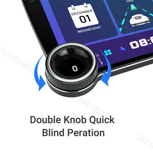 Universal 10 pulgadas Android 10,0 Multimedia doble Din X80 D5P Duel Knob Audio estéreo Radio navegador función coche REPRODUCTOR DE DVD - Product Image 5