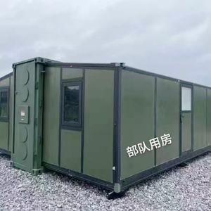 Maison conteneur mobile et extensible de luxe, modulaire, avec cabine 60, lit solaire intégré, 20x20, 40ft, 20ft, à double aile - Product Image 4