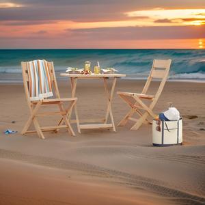 Sillas de jardín plegables de madera maciza de diseño moderno para eventos de comedor al aire libre Patio Café Restaurante Camping-Suministro directo de fábrica - Product Image 6