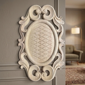 <span class=keywords><strong>Apliques</strong></span> Decorativos <span class=keywords><strong>de</strong></span> Madera Maciza con Tallado Floral, Adornos <span class=keywords><strong>de</strong></span> Madera <span class=keywords><strong>para</strong></span> Muebles, Gabinetes, <span class=keywords><strong>Espejos</strong></span> y Decoración del Hogar - Product Image 3
