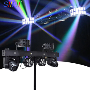 Sistema de iluminación de discoteca LED profesional todo en uno para fiestas y bares RGBW Follow Spot DJ Lights con soporte de trípode - Product Image 1